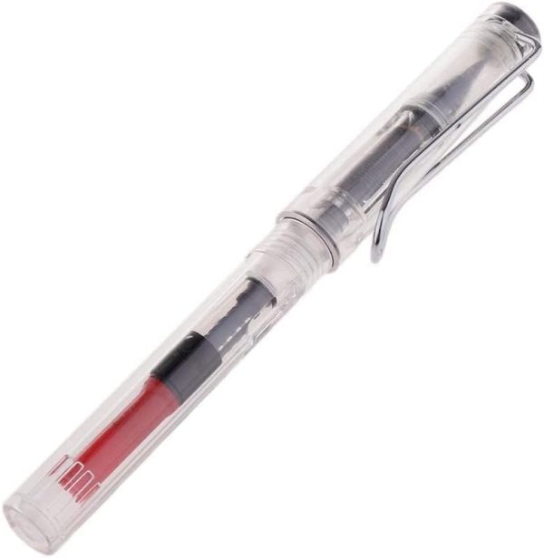 4 Pcs Fountain Ink Brush Pen Refillable,Flexible Brush Tip for lettering, calligraphy, illustration, art, sketching Chinese Japanese Sumi Calligraphy Painting Writing Signature - Clear Drawing Pens - Image 4
