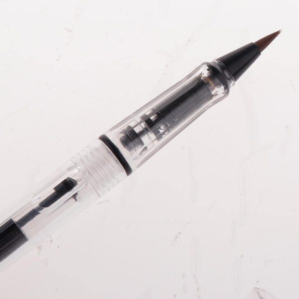 4 Pcs Fountain Ink Brush Pen Refillable,Flexible Brush Tip for lettering, calligraphy, illustration, art, sketching Chinese Japanese Sumi Calligraphy Painting Writing Signature - Clear Drawing Pens - Image 5